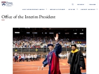 Office of the Interim President | Office of the President
