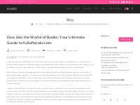Dive into the World of Books: Your Ultimate Guide to fullofbookscom   