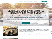 Golf Cart Shuttle | Production Transport