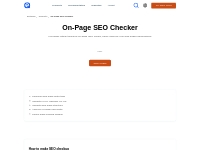 On-page SEO checker