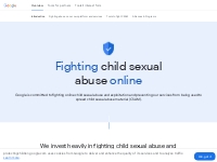 Fighting child sexual abuse online
