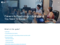 Careers in Psychology - Everything You Need to Know - PsychologyJobs.c