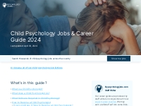 Child Psychology Jobs   Career Guide 2024 - PsychologyJobs.com