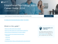 Educational Psychology Jobs   Career Guide 2024 - PsychologyJobs.com