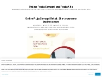 Online Puja Samagri Retail: Start your new business now   Online Pooja