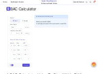 BAC Calculator   Radex Breathalyzers