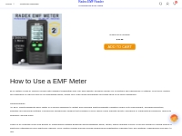 EMF Meter   Radex EMF Reader