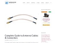 Complete Guide to Antenna Cables   Connectors