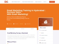 Email Marketing training in Hyderabad