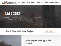 Raiseboring Contractor and Drilling Company | RAISEBOR