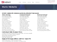 Static Website - Best Web Design and Development Company in Bangladesh