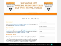 About   Contact Us! | Rapidgator Authorized® PayPal Reseller