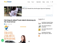 Cek Harga   Jadwal Travel Jakarta Semarang via Tol - Door to Door