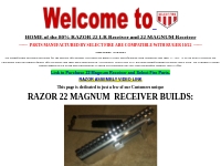 Ruger 22 Magnum | Razor 22 Magnum Receiver