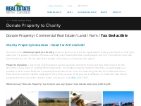 Donate Properties to Nonprofit Charity - Property Donations