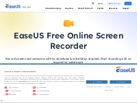 EaseUS Free Online Screen Recorder for Simple & Quick Screen Recording