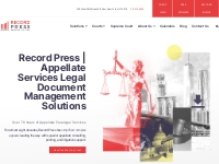 Appellate Services | Legal Document Management Solutions