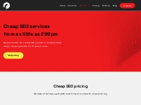 Cheap SEO from £99pm | Ecommerce   Local SEO Specialists