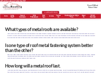 Metal Roofs | Red Mountain Roofing
