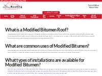 Modified Bitumen Roof | Red Mountain Roofing