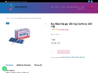 Buy Black Viagra 200mg (Cenforce 200mg) Medicine online in USA