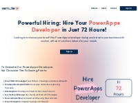 Hire PowerApps Developer | Hire in 72 Hours