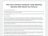 This Story Behind Cheapest 12kg Washing Machine Will Haunt You Forever