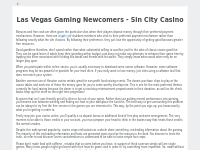 Las Vegas Gaming Newcomers - Sin City Casino