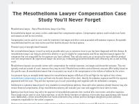 The Mesothelioma Lawyer Compensation Case Study You'll Never Forget