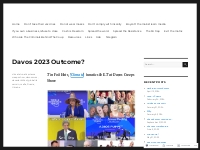 Davos 2023 Outcome?   R FOR RESISTANCE
