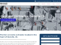 Concrete Contractor Danville CA - Rhino Concrete Danville