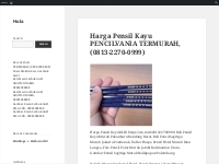 Harga Pensil Kayu PENCILVANIA TERMURAH, (0813-2270-0999)   Hola