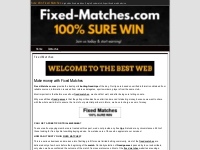 Real Fixed Matches,VIP Ticket Four Fixed Matches,Double HT FT Fixed Ma