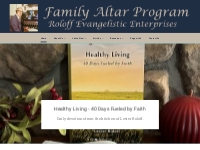 Welcome to The Family Altar Program!