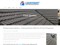 Roofing Company Salisbury - Locktight Roofing   Building Services