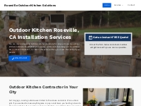 Outdoor Kitchen Contractor Roseville CA | Outdoor Kitchen Design, Outd