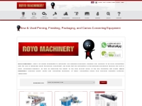   Used Printing & Carton Converting Machinery