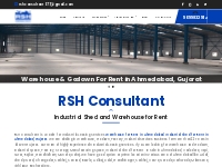 Industrial Shed for Rent | Warehouse for Rent | RSH Consultant