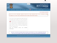 RTI Online :: Home | Submit RTI Request | Submit RTI First Appeal | Vi