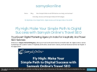 Fly High: Make Your Simple Path to Digital Success with Samyak Online 