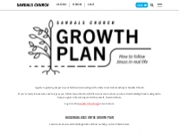 Growth Plan - Sandals Church | Sandals Church