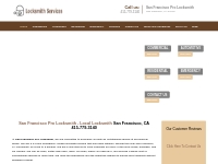 San Francisco Pro Locksmith | Local Locksmith San Francisco, CA |415-7