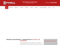 Santa Ana Locksmith Store | Locksmith Service Santa Ana, CA | 714-548-