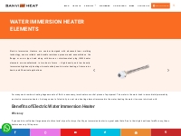 Immersion Water Heater | Electric Immersion Heater | IMM heater