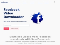 Facebook Video Downloader - Download FB Videos Instantly | Save-From.n