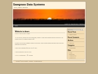 Website is down | Sawgrass Data Systems