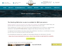Boating Refresher Course for $250 per person book now