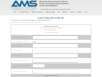 AMS Computer Services - Order PositiveSSL Certificate