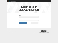 MetaCDN - Login