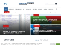 Security Affairs - Read, think, share … Security is everyone s respons